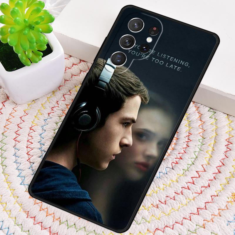 13 причин почему мягкий чехол для телефона для Samsung Galaxy note 10 pro S26 Ultra S23 S24 FE S25 S21 S22 PLUS противоударный Чехол