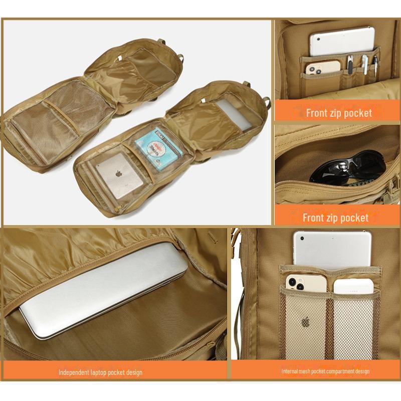 New Tactical Camouflage 3P Outdoor Backpack - Multifunctional, Large Capacity for Mountaineering, Hiking, Camping