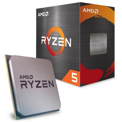 AMD Ryzen 5 с кулером Wraith Stealth 6 ядер 12 потоков 35 МБ 65 Вт авторизованный дистрибьютор Silver 5600, 3,5 ГГц / [Отечественный продукт] 100-100000927BOX