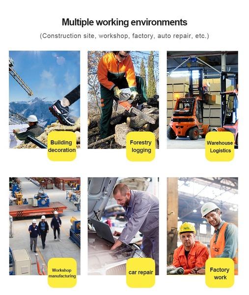 Модная мужская и женская рабочая обувь, защитные ботинки со стальным носком, европейский стандарт, противоударная спортивная обувь с защитой от проколов, защитная обувь