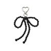 Butterfly Knot Phone Lanyard Beaded Phone Charm Wrist Strap Anti-Lost Chain Cellphone String Straps Bowknot Ornament