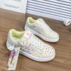 Original Cranberry Color Matching Platform Bread Shoes Female Cute Versatile Casual Board Shoes New Little White Shoes