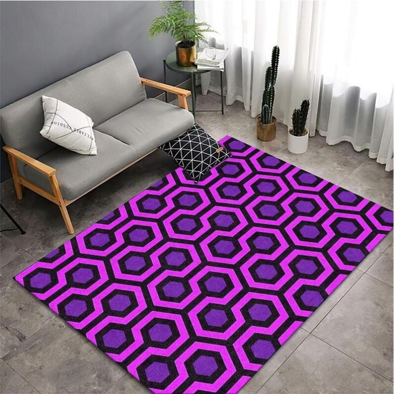 Ковер для отеля «Сияющий Оверлук» Коврик с геометрией Ковер «Сияющий ковер» Стэнли Кубрик «Оверлук Отель» Фильм ужасов Коврик с татуировкой викингов