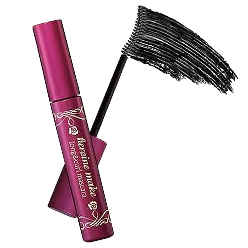 Kiss Me Тушь для ресниц Heroine Make Long & Curl Mascara EX 6 г, насыщенный черный цвет, 5 шт.