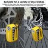 Motorcycle Alarm Wheel Disk Brake Lock with Keys Motorcycle Alarm Brake Rotor Padlock Aluminum Alloy for Bicycle Motor Scooter