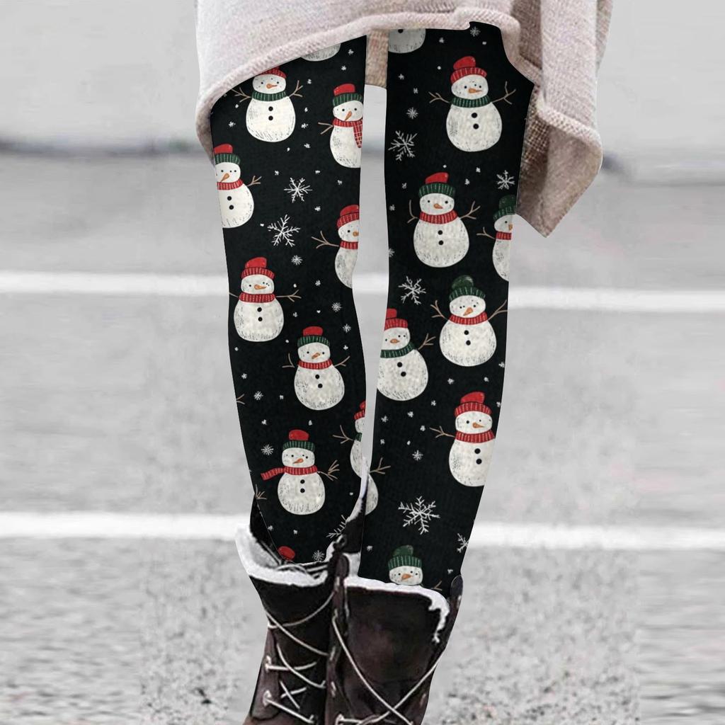 Женские брюки с принтом, эластичные мягкие хлопковые леггинсы, повседневная домашняя пижама