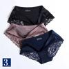 3Pcs/lot Seamless Women Hollow Out Panties Set Underwear Comfort Lace Briefs Low Rise Female Sport Panty Soft Lady Lingerie