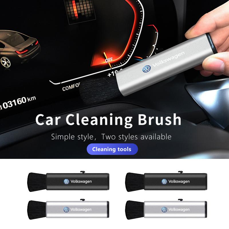 For Volkswagen VW Car Air Outlet Cleaning Brush Retractable Dusting Brush Tool Golf 4 5 6 7 Polo Jetta Sagitar Magotan Passat B5