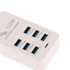 Eu US Plug Multiport Us Charger 35W Pd Type C Fast Charger Wall Charger Us Hub Adapter 6 Ports Mobile Phone Us Quick Charger