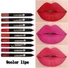 9 Color Matte Nude Lip Makeup Lipstick Pencil Waterproof Long Lasting Matte Liner Pen Lipstick