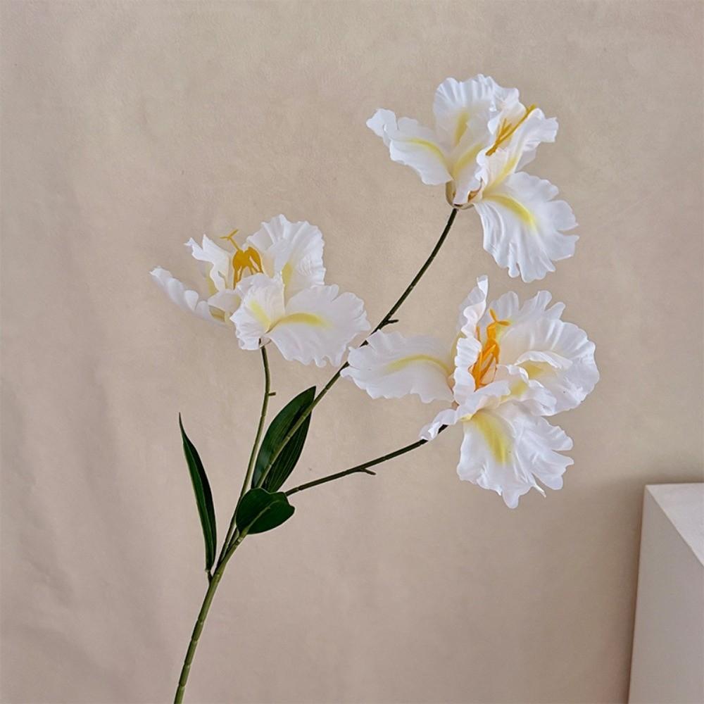 New Purple Artificial Iris Flowers Bouquet Floral Fake Flower Decorative Artificial Faux Plants Spring