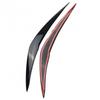 100% New And High Quality Headlight Eyelids ABS Black