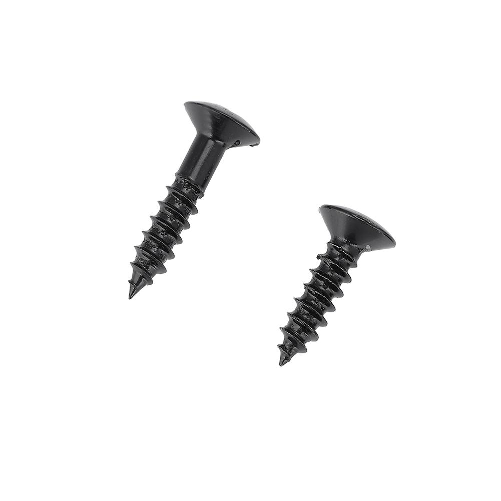 2PCS 5mm 7.8mm String Tree Retainer with Screw for Electric Guitar Part Accessory (Black)