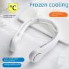 Leafless USB Rechargeable Neck Fan - Portable, Folding, Hands-Free Cooling Solution for Outdoor Activities