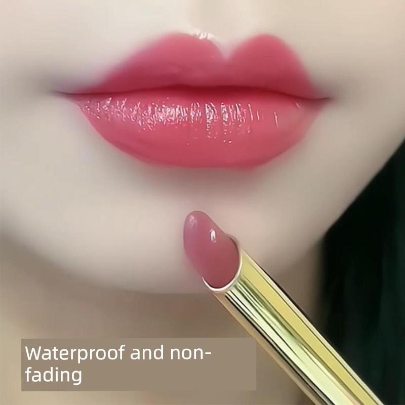 Li Jiaqi Recommend Non-Fading No Stain on Cup Burgundy Lipstick Raincoat Matte Plain Face White Long Lasting Waterproof Moisturizing
