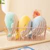 12cm Plush Whale Pendant Soft Stuffed Sea Animal Plush Toy Cartoon Blue Whale Keychain Bag Decoration Cute Birthday Gift