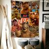 ALF Wall Tapestry Aesthetic Wall Hanging Printed Fabric Blanket Decorative Tapestries for Bedroom Living Room Home Decor