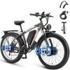 Электровелосипед Kaijielaisi V3 2x1000 Вт, 26-дюймовые широкие шины, Взрослый электрический горный велосипед, 48 В, 23 Ач, ЖК-дисплей, 21 скорость