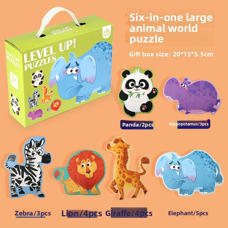 Транспорт Ферма Динозавр Животное Тема Пазл Детская Игрушка