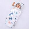 Newborn Anti-Startle Swaddle: Pure Cotton, All-Season Baby Sleeping Bag & Blanket.