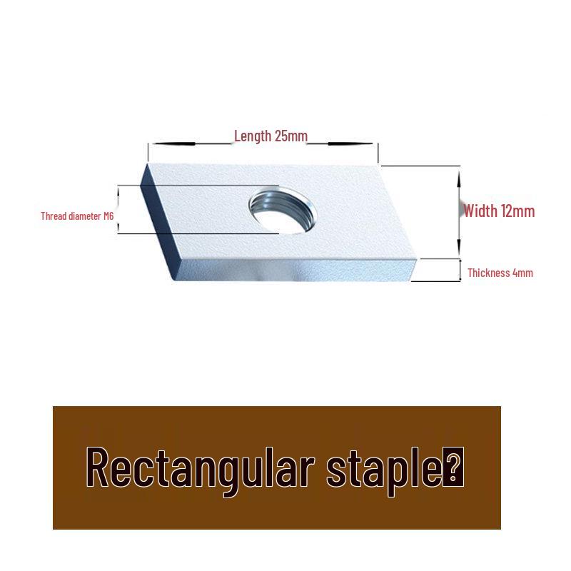 Pad Printing Machine Accessories: Oil Tray Base, Buckle, Rubber Head Holder, Position Fixing Piece, Lock, and Screw.