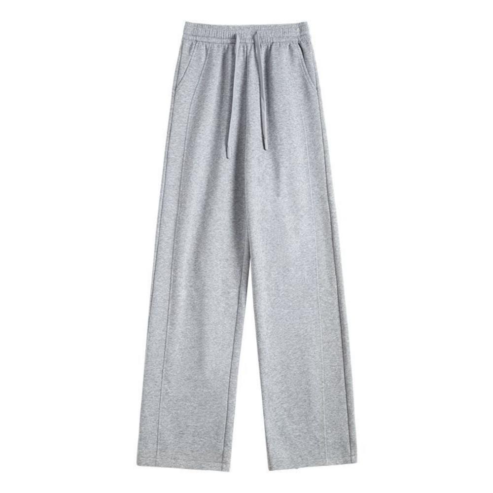 Drawstring Loose Sports Pants High Waist Casual Pants Women Comfortable Wide Leg Pants  Streatwear