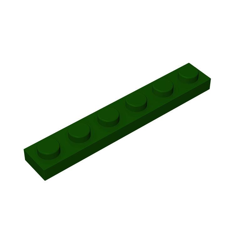 3666 Пластина 1x6 Кирпичи Коллекции Набор Модульные GBC Игрушки Для Технических MOC Наборы Здания Блоки DIY Совместимые Подарки