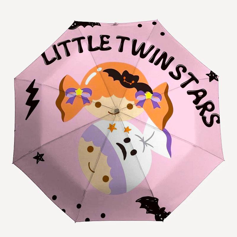 1 шт. Little Twin Stars Хэллоуин Подходит для всех сезонов Зонт 592