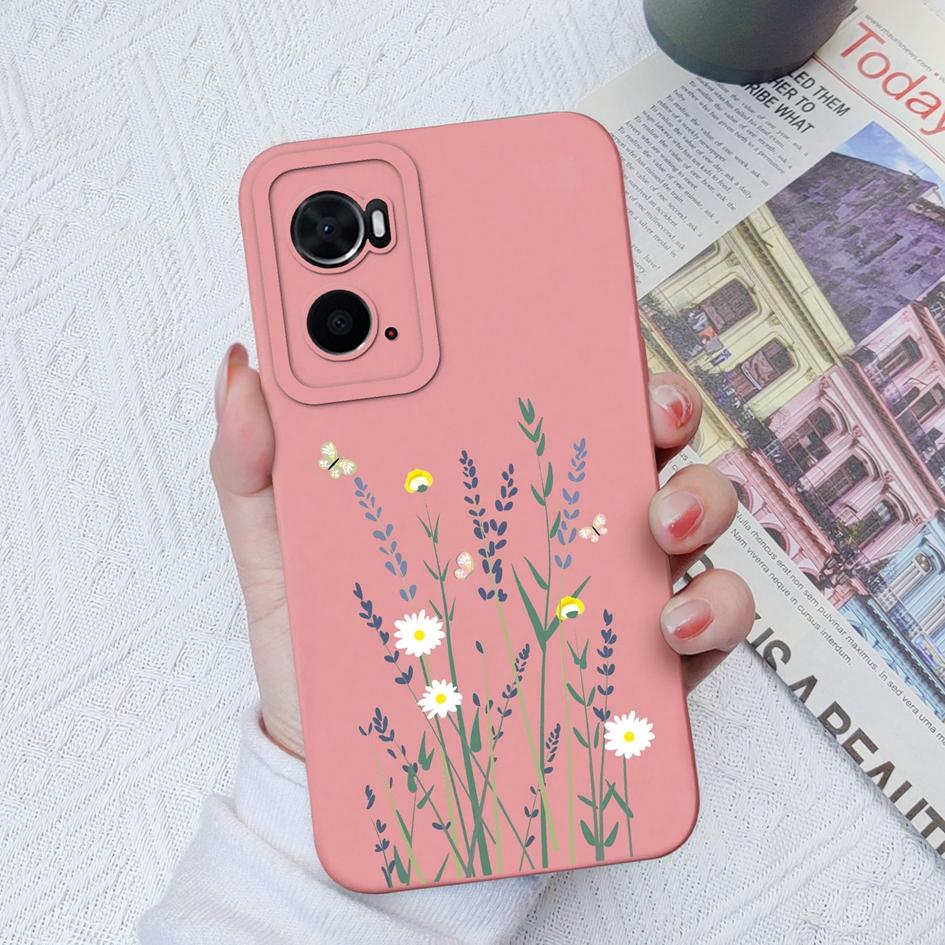 Phoone Case For OPPO A76 A73 A93 A74 A96 A78 A94 A8 A9X Cover Fashion Design Avocado Shockproof Screen Protector Matte Soft Silicone For OPPO Bumper