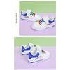 Spring and Autumn Children's Board Shoes Boy's Rainbow Shoes Girl's Small White Shoes Waterproof Leather Top Children's Casual Shoes Soft Soled