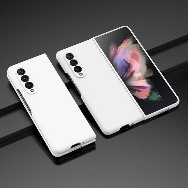 Slim Lightweight Matte Pc Case For Samsung Galaxy Z Fold4 Fold 4 5g Fold3 Fold 3 2 Fold2 Zfold4 Anti -Knock Phone Bag Funda