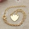 Женщины Любовь Сердце Лодыжки Браслет Браслет Пляжные Сандалии Ноги Ювелирные Изделия