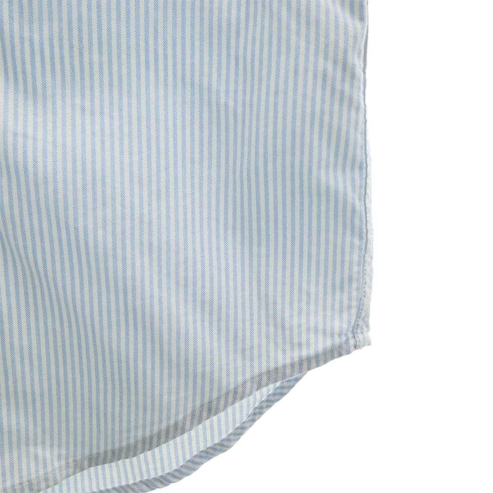 A BATHING APE stripe Long sleeve Button down shirt S Blue Men's Used