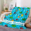 Numberblocks Blanket With Customizable Name Comfortable In All Seasons Suitable For Sofas Beds Travel Camping And Office Decoration Perfect Gift For