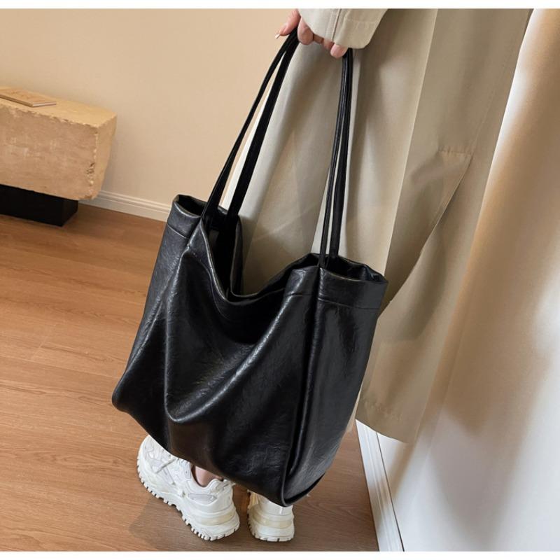 Большая сумка 2024, новинка, винтажная сумка на плечо для отдыха, высокое качество, большая вместительная сумка для поездок на работу