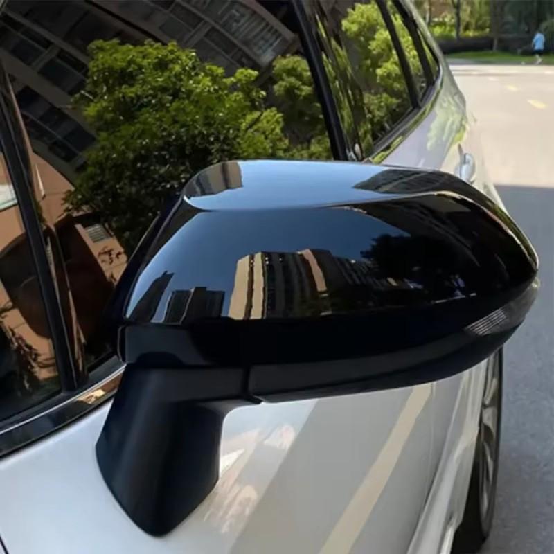 Для Mazda 2 hybrid 2024 ABS Глянцевый Черный Автомобильные Накладки на Рамку Зеркала Заднего Вида Декоративная Наклейка Аксессуары для Стайлинга Автомобиля
