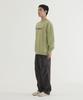 COVERNAT Center Logo Sweatshirt Melange Gray