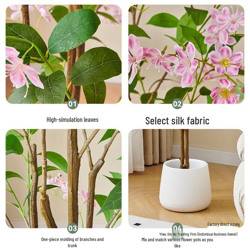 Silk Turtle Back Potted Plant: Indoor Floral Decoration for Weddings, Homes, and Windows
