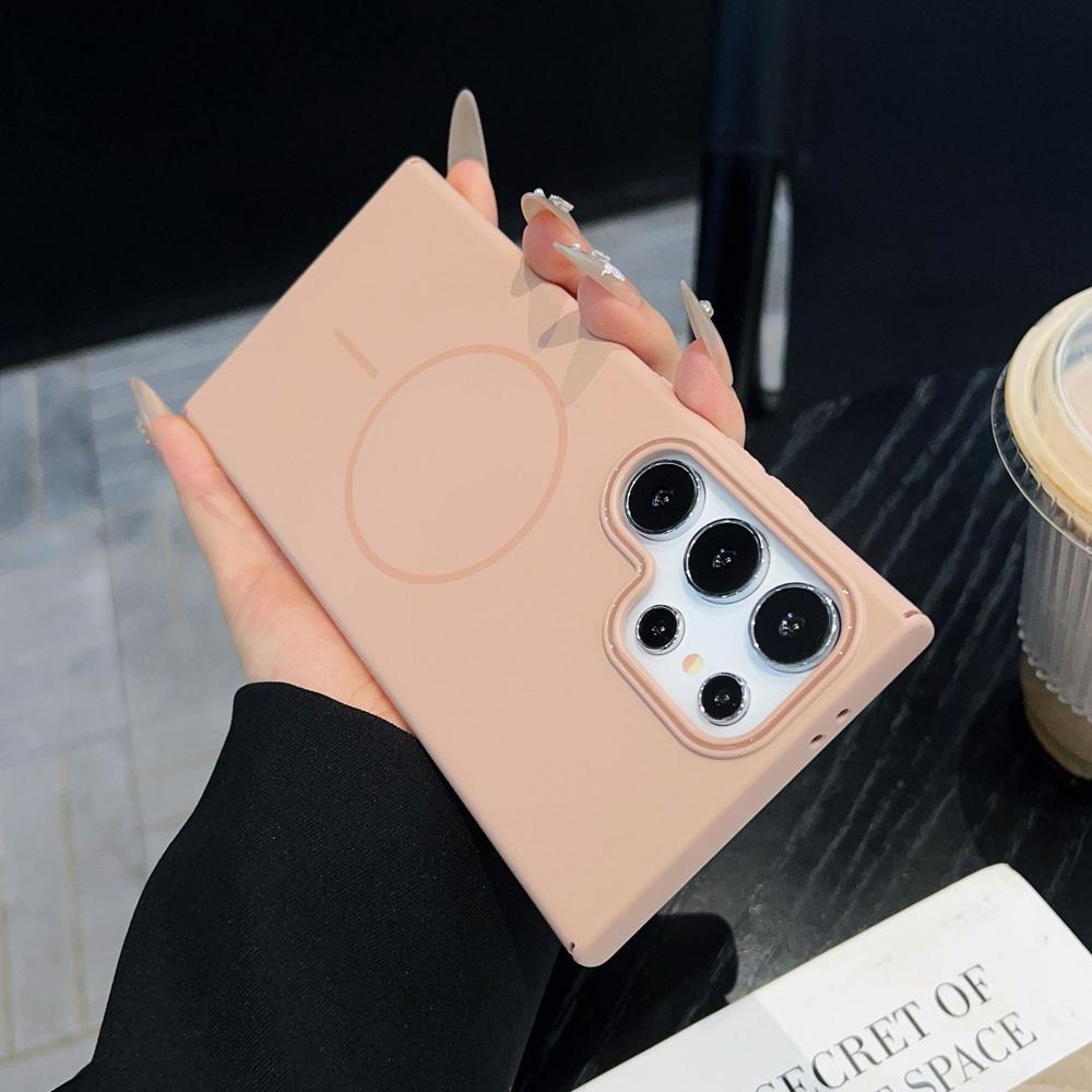 Luxury Slim Magnetic Case For Samsung Galaxy A55 A56 A26 A36 A06 A35 A25 A16 A15 5G Wirless Charging Matte Shockproof Hard Cover