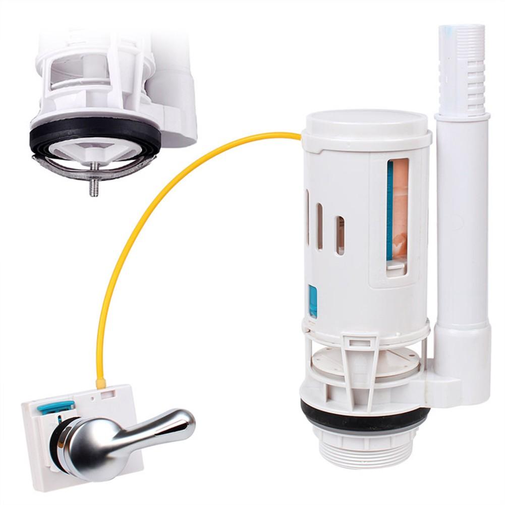 Toilet Tank Dual Flush Valve White Wire-controlled Drain Valve