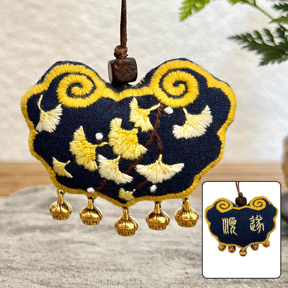 Handmade Embroidered Lucky Bag DIY Kits Hand-stitched Embroidery Set  Beginner