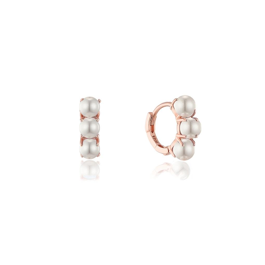LLOYD Pearl Pastel Rose Cut 14K Earrings LOTL4051T_14K