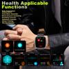 2025 Smart Watch Blood Pressure Health Monitoring ECG HRV Bluetooth Call SOS Men Women Sport Fitness Tracker Blood Oxygen Watch
