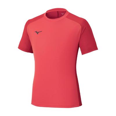 Mizuno Футбольная форма PRO Полевая футболка P2MAC043 Маковый красный/Китайский красный