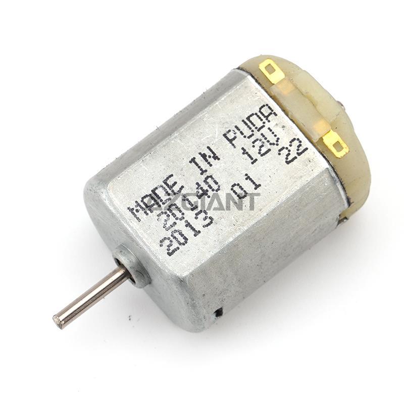 2/5/10 шт. DC 12V Мотор замка двери автомобиля Игрушки для DIY Электрический металлический двигатель Общая длина 46,1 мм Диаметр вала 10,8 мм 2 мм Круглая ось