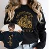 Vintage Xaden Riorson House Double-Sided Sweatshirt Iron Flame Hoodie Unisex Long Sleeve Crewneck Sweatshirt Bookish Gifts Top