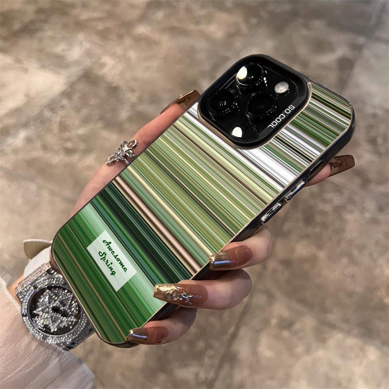 Серебристый трансграничный модный чехол для телефона для iPhone 17, 16 Pro, 15 Pro Max и 14 от Creative Spring