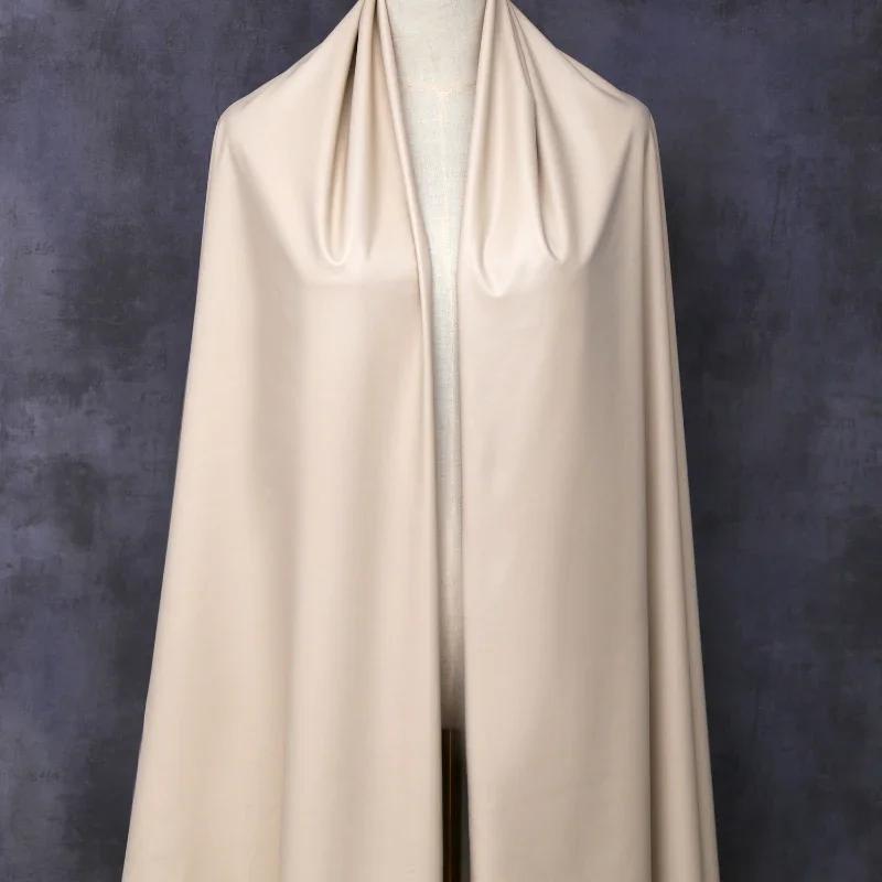 100x145cm Matte Faux Leather Fabric PU Elastic Soft Fabrics Skinny Pants Clothes Skirt Dress DIY Sewing Design Stretch Material