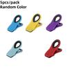 5pcsColor Refrigerator Magnetic Clip Multifunctional Household Snack Moisture-Proof Sealing Clip Plastic Bag Sealing Clip Sticky