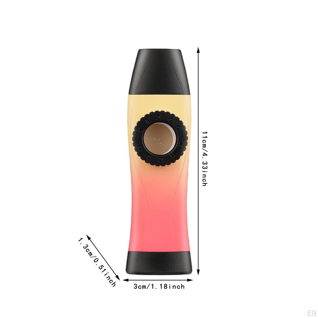 Флейта Kazoo с 5 клавишами, легкая, уникальная, регулируемая, игрушечный музыкальный инструмент для укулеле, скрипки,
